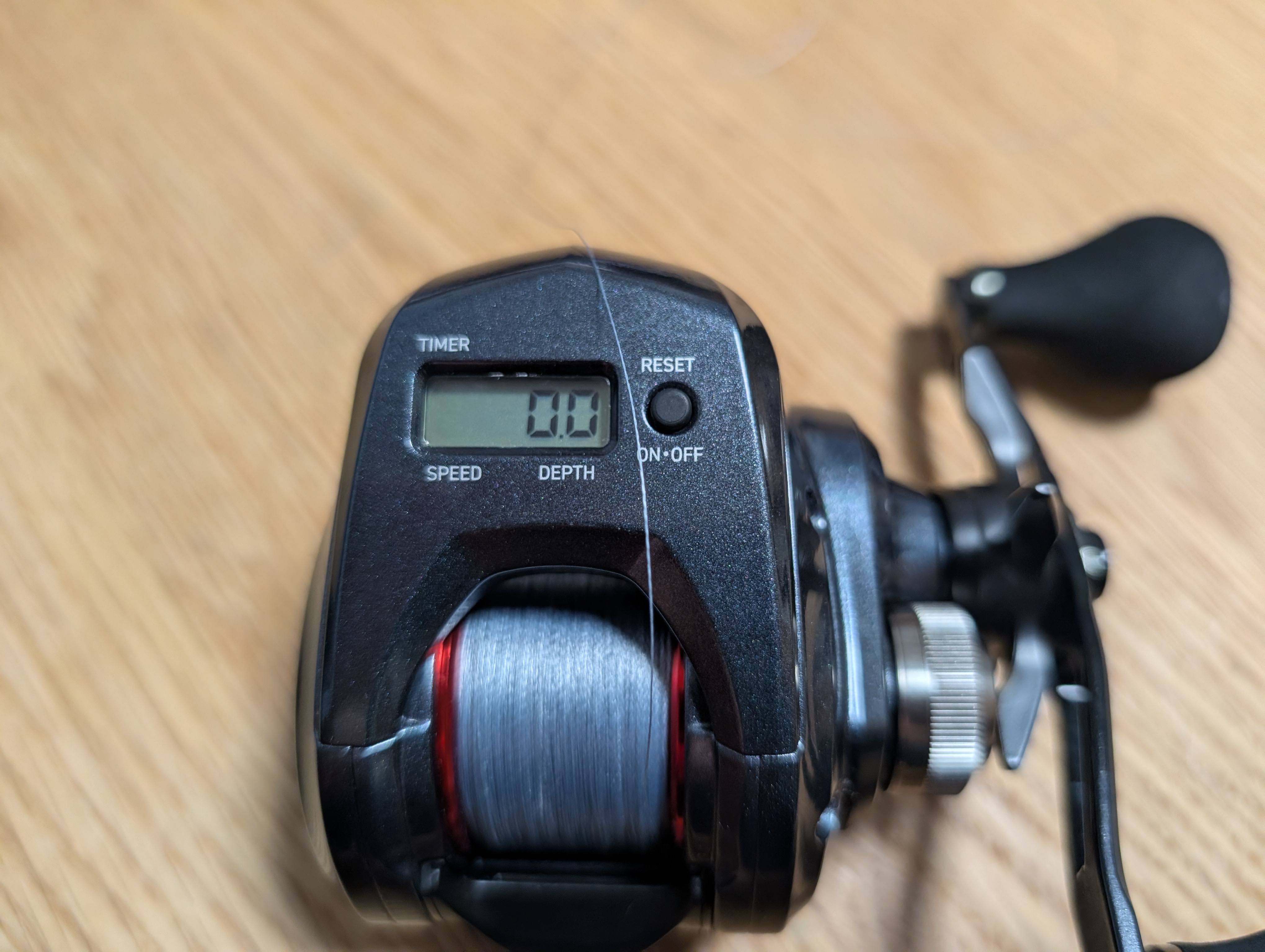 長押しでカウンターを0.0に設定した状態