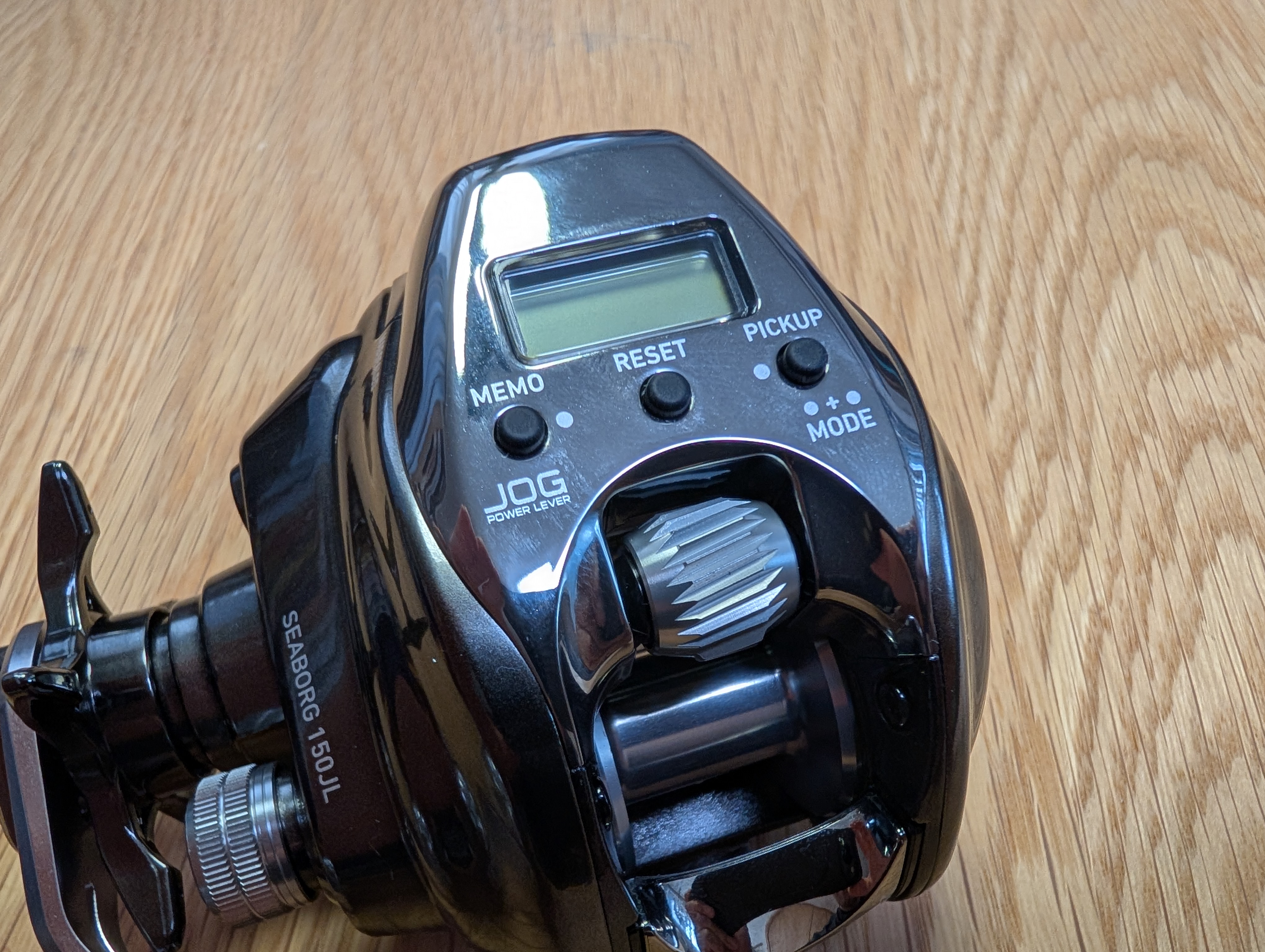 26シーボーグ 150JL のJOGパワーレバー
