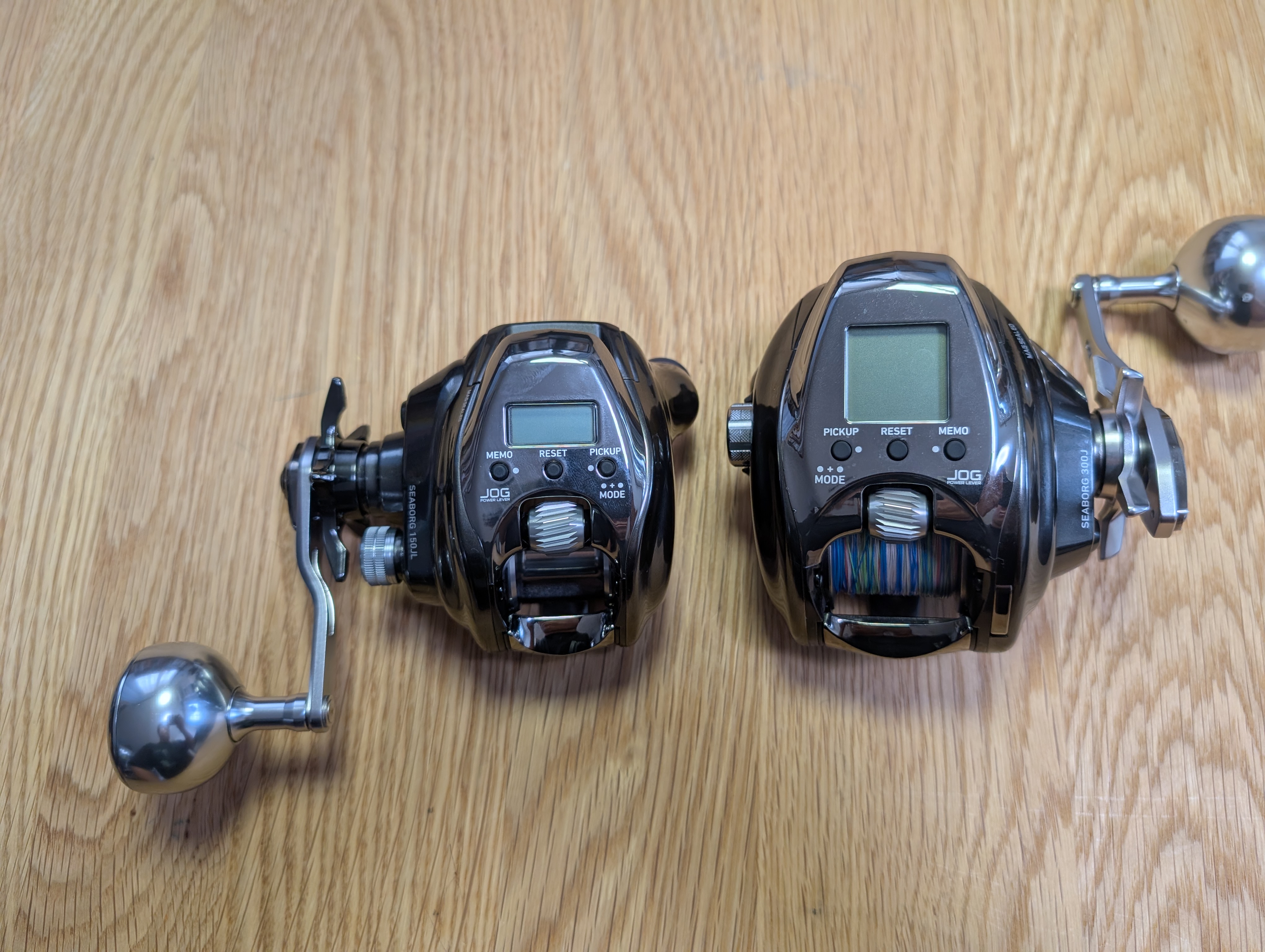 26シーボーグ 150JL とシーボーグ 300J を並べた比較