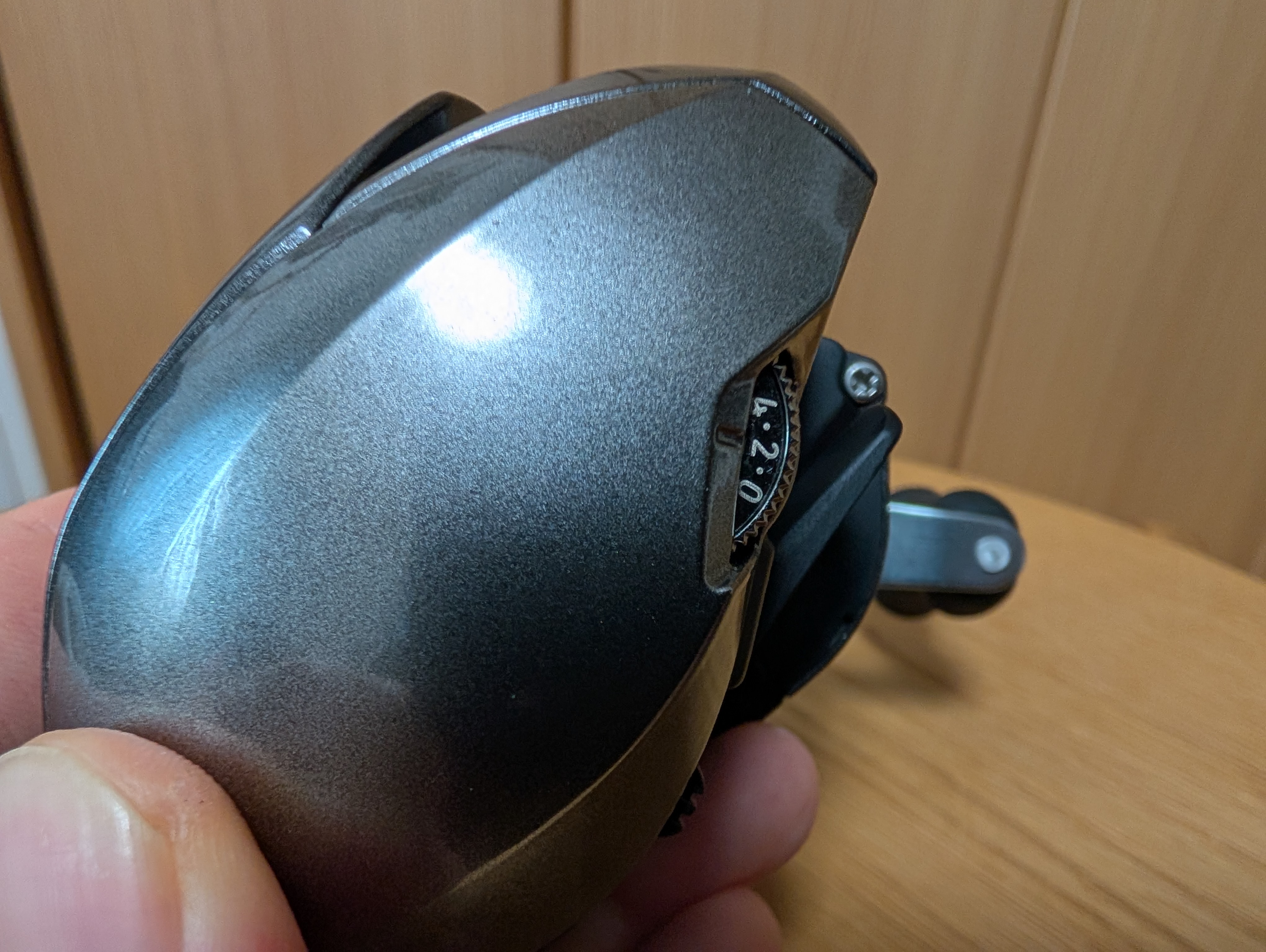 ブレーキダイヤルを2に合わせた26ジリオン TW 150XHL